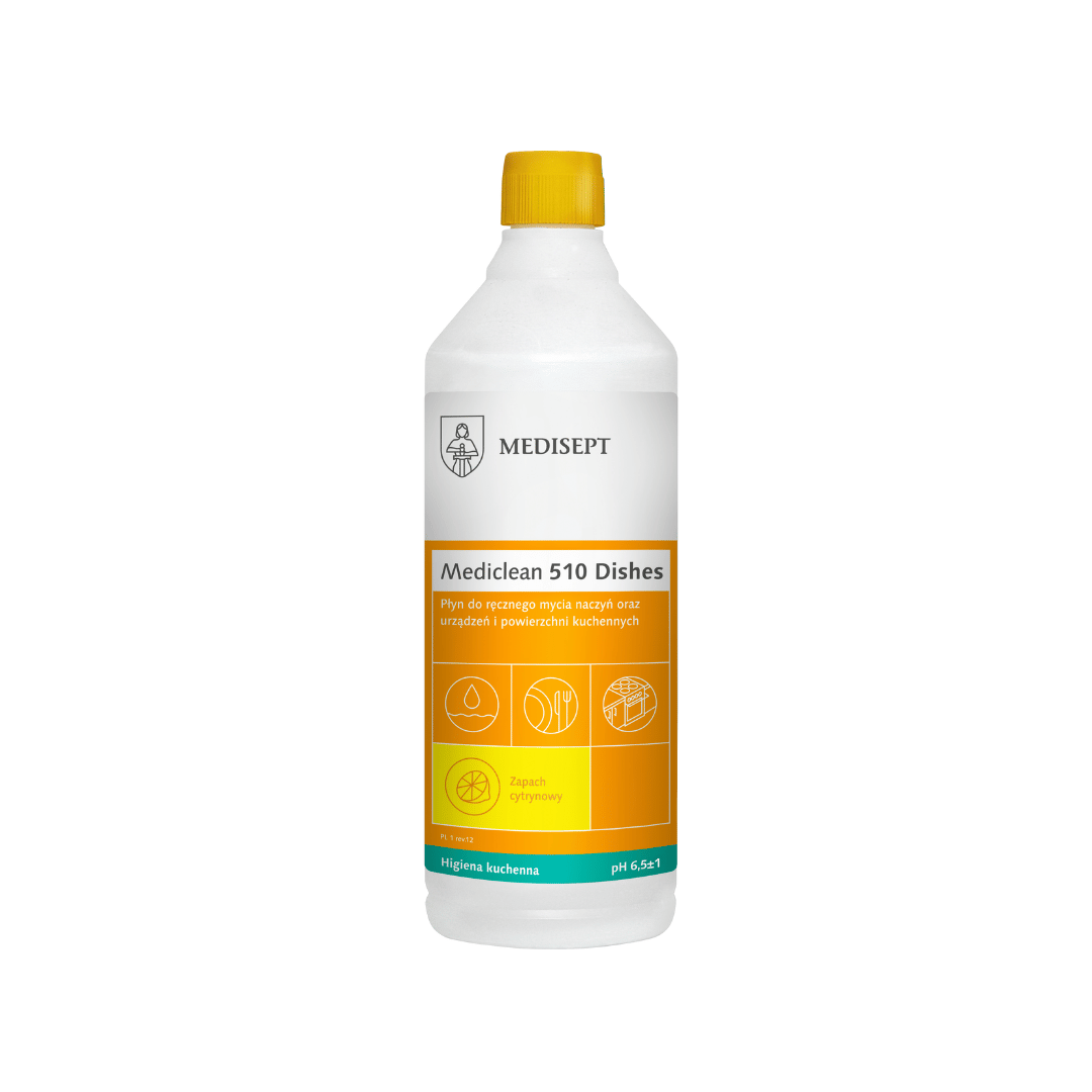 Płyn do ręcznego mycia naczyń MC 510 Mediclean Cytryna 1000ml