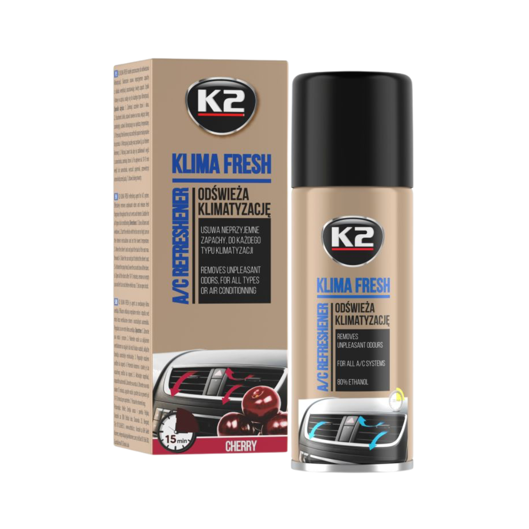 Spray do odświeżania klimatyzacji K2 Klima Fresh Cherry 150 ml