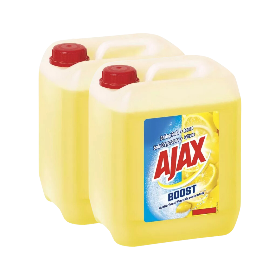 Płyn uniwersalny Ajax Boost soda i cytryna 2x5l zestaw