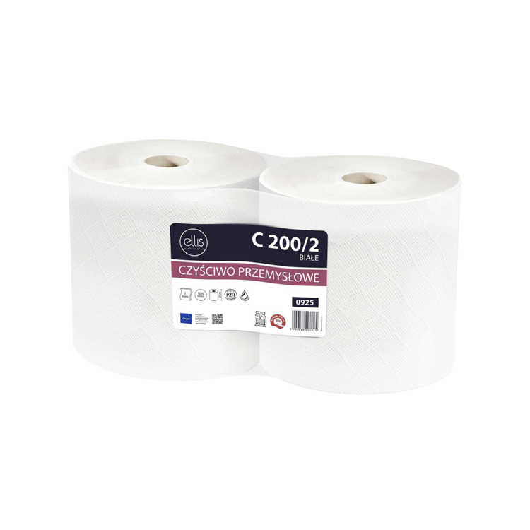 Czyściwo przemysłowe białe rolka C200 Lamix Comfort Ellis 2szt