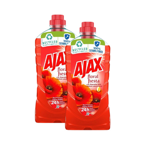 Płyn uniwersalny Ajax Floral Fiesta Red Flowers 2x1l zestaw