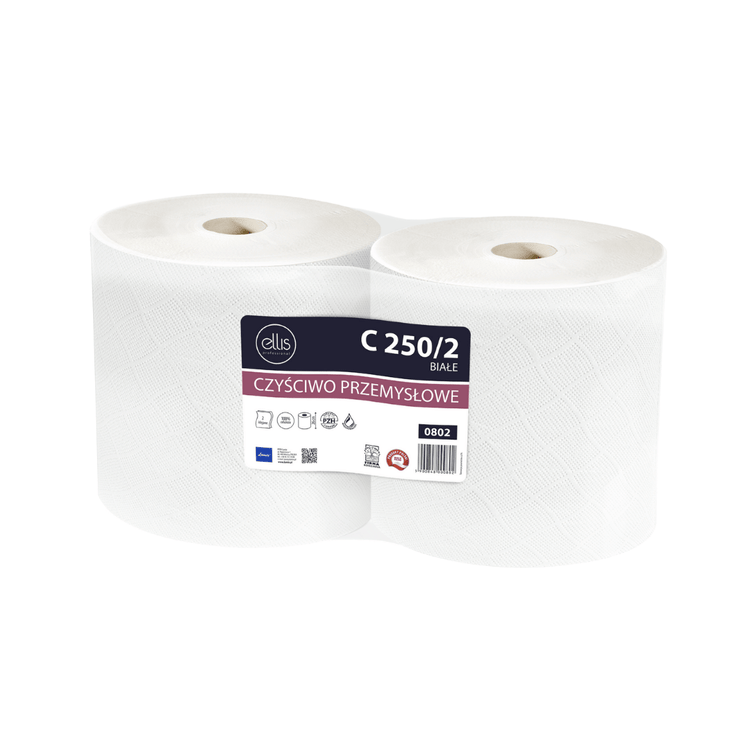 Czyściwo przemysłowe białe rolka C250 Lamix Comfort Ellis 2szt