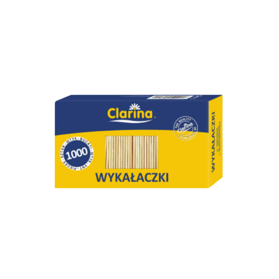 Wykałaczka drewniana Clarina 1000szt