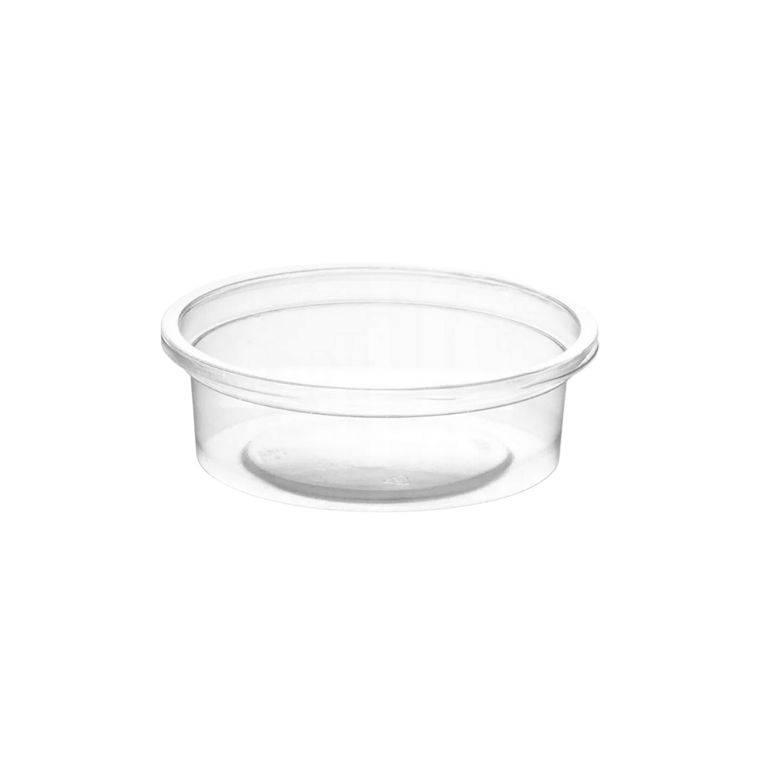 Pojemnik okrągły plastikowy na sos DIP transparentny 7050C 50ml