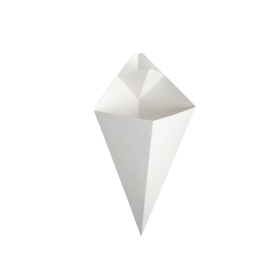 rożek na frytki + sos corner biały 25szt