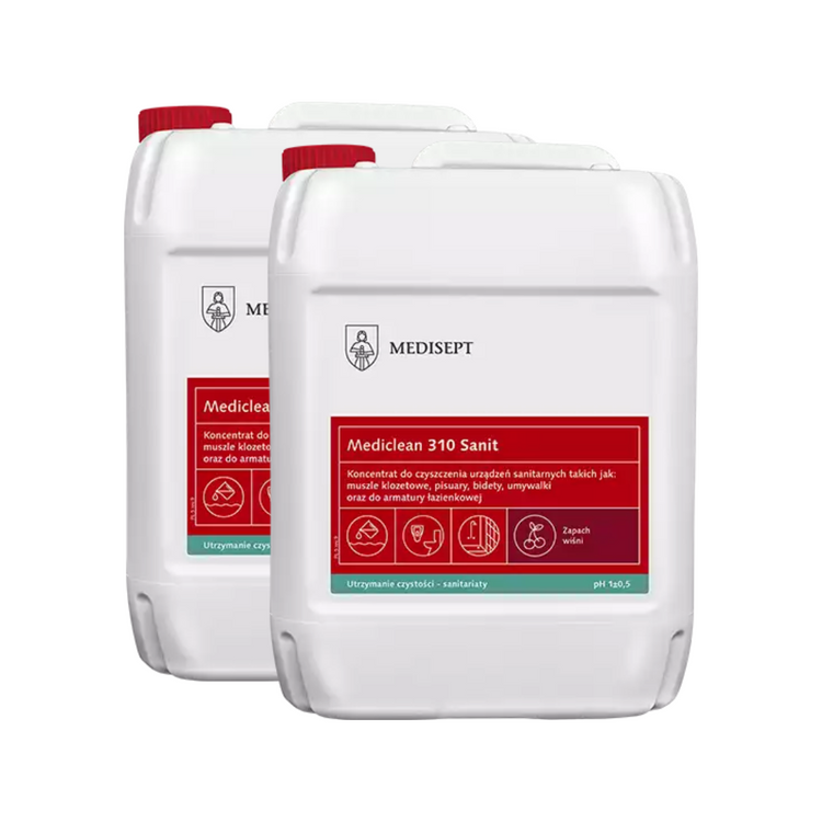 Koncentrat do mycia urządzeń sanitarnych MC 310 Medisept wiśnia 2x5l