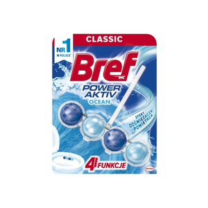 Zawieszka kostka toaletowa Bref kulki 50g Morska Bryza 1szt