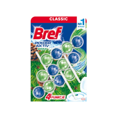Zawieszka kostka toaletowa Bref kulki 3x50g Sosnowy Las 1szt