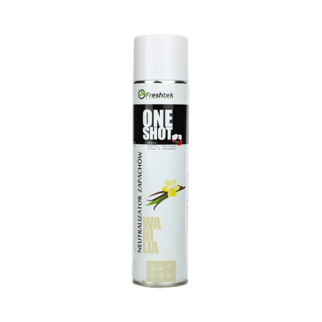 Odświeżacz powietrza Freshtek One Shot Wanilia