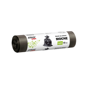 Worki na śmieci mocne Service Pack uniwersalne 10szt 240l