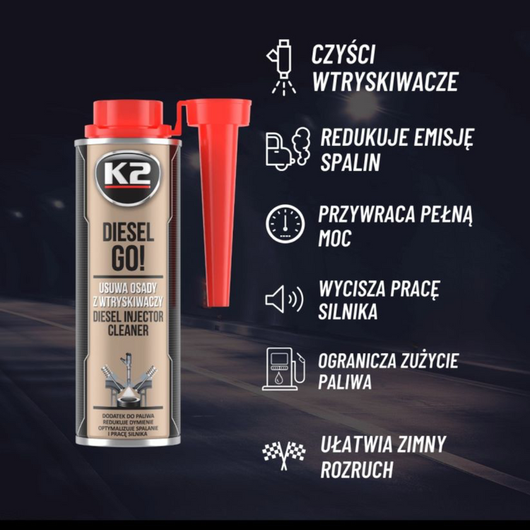 płyn redukujący emisję spalin K2