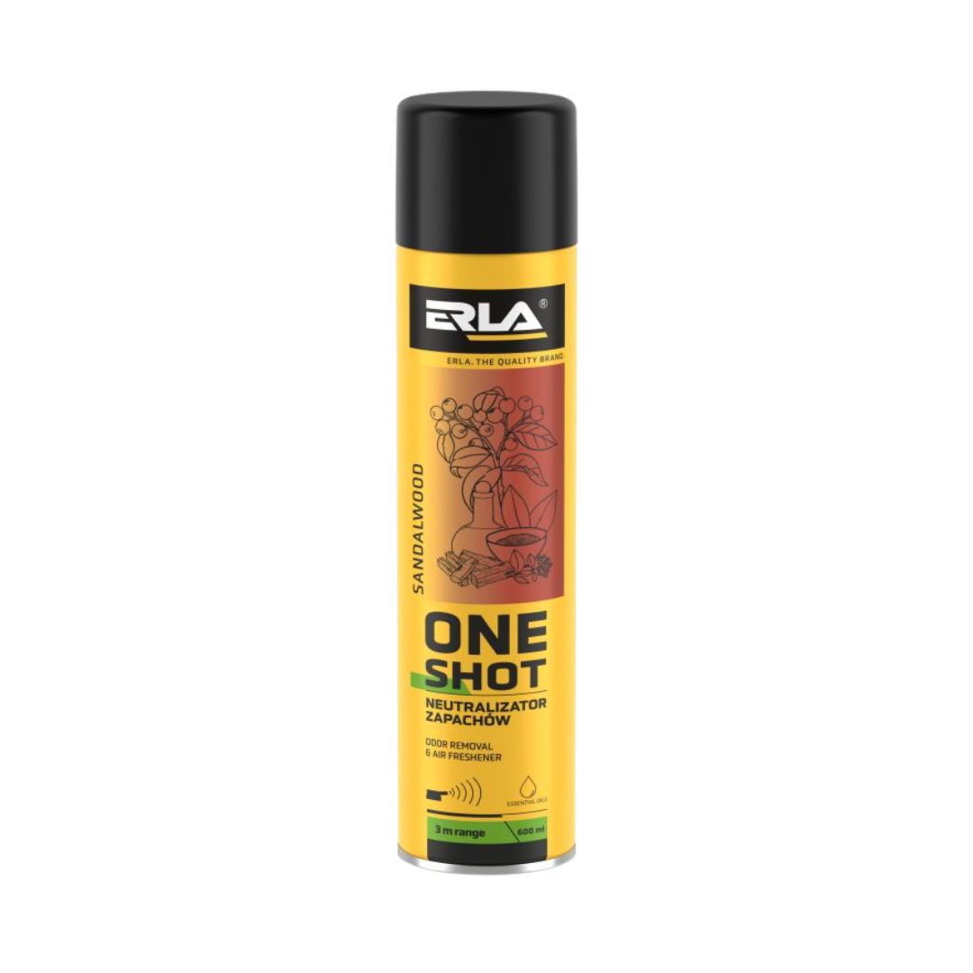 Odświeżacz powietrza Erla One Shot Sandalwood 600ml