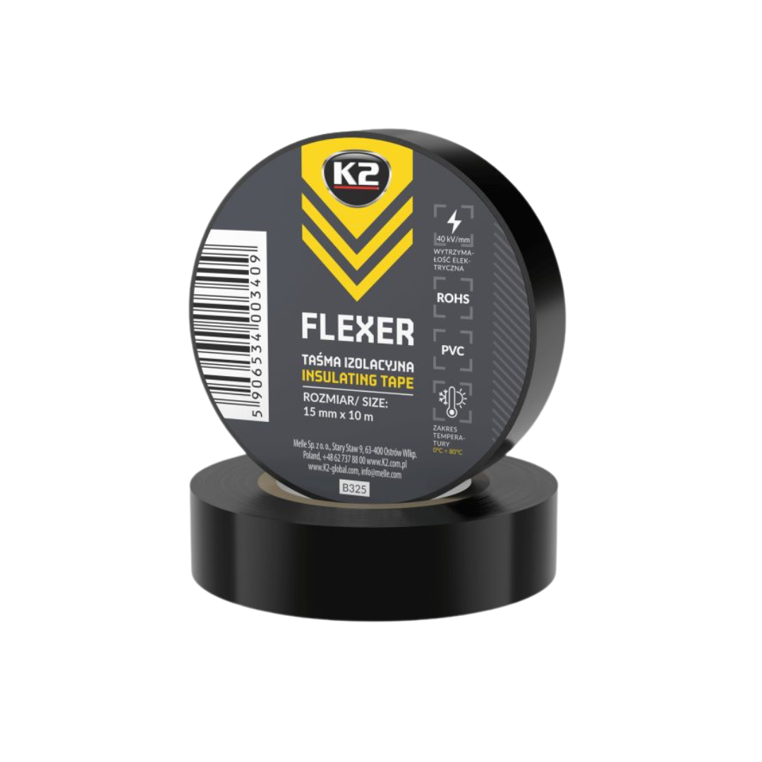 Taśma izolacyjna K2 Flexer 15mmx10m