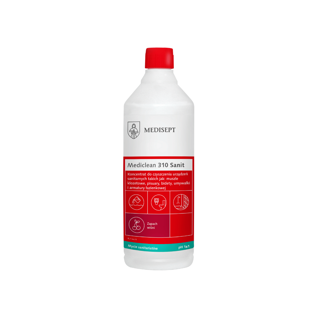 preparat do mycia urządzeń sanitarnych MC 310 Mediclean wiśnia 1l