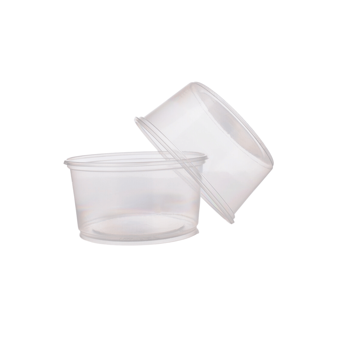 Pojemnik okrągły plastikowy wielokrotnego użytku TUS250C TUS500C 500ml