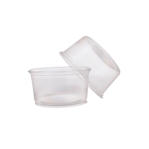 Pojemnik okrągły plastikowy wielokrotnego użytku TUS250C TUS500C 500ml